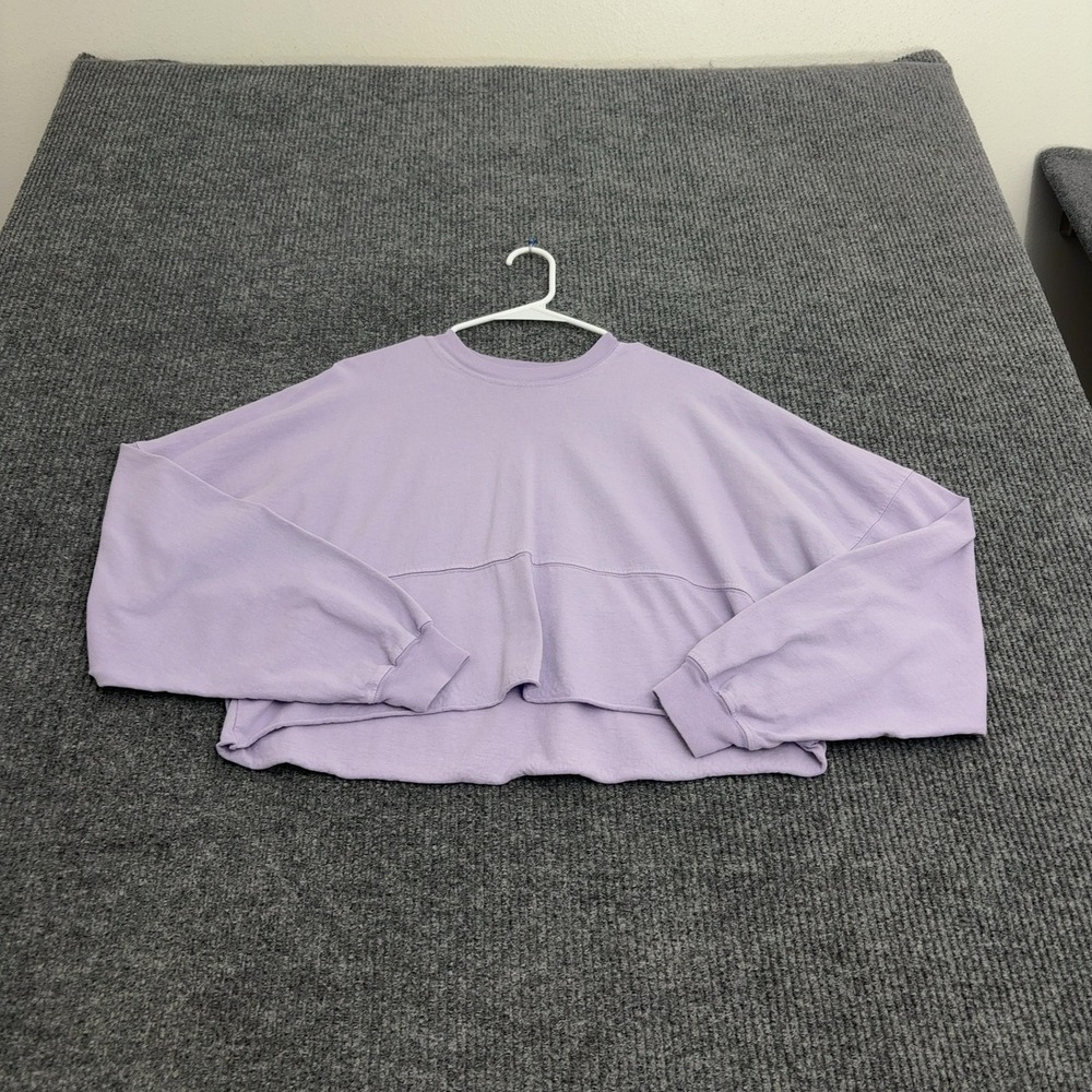 Atlantis Spirit Jersey Shirt Women S Purple Cotton Cropped Paradise Island Style